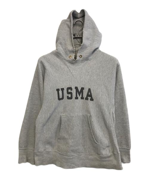 Champion（チャンピオン）Champion (チャンピオン) 前Vリバースウィーブパーカー グレー サイズ:Mの古着・服飾アイテム