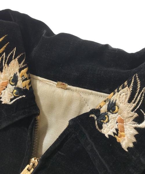 VINTAGE（）VINTAGE (ヴィンテージ) 別珍スーベニアジャケット ブラック サイズ:Lの古着・服飾アイテム