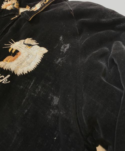 VINTAGE（）VINTAGE (ヴィンテージ) 別珍スーベニアジャケット ブラック サイズ:Lの古着・服飾アイテム