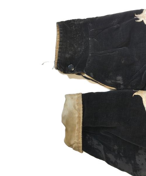 VINTAGE（）VINTAGE (ヴィンテージ) 別珍スーベニアジャケット ブラック サイズ:Lの古着・服飾アイテム