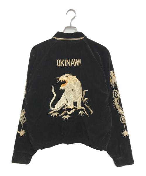 VINTAGE（）VINTAGE (ヴィンテージ) 別珍スーベニアジャケット ブラック サイズ:Lの古着・服飾アイテム