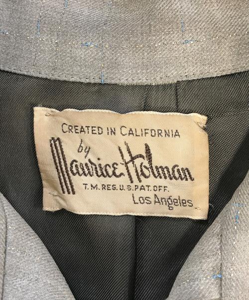 Maurice Holman（モーリスホルマン）Maurice Holman (モーリスホルマン) レーヨンカスリジャケット ベージュ サイズ:不明の古着・服飾アイテム