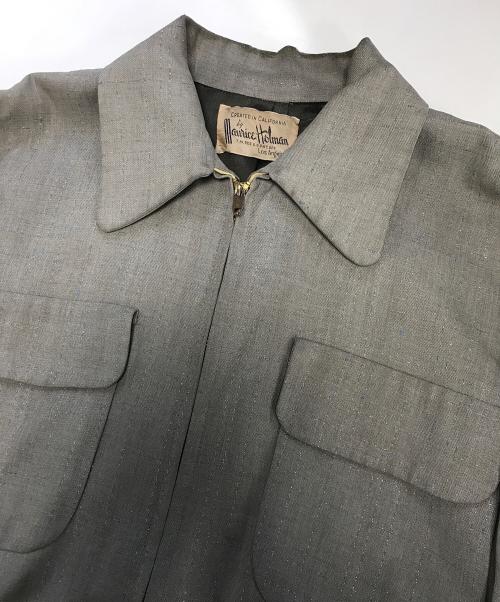 Maurice Holman（モーリスホルマン）Maurice Holman (モーリスホルマン) レーヨンカスリジャケット ベージュ サイズ:不明の古着・服飾アイテム