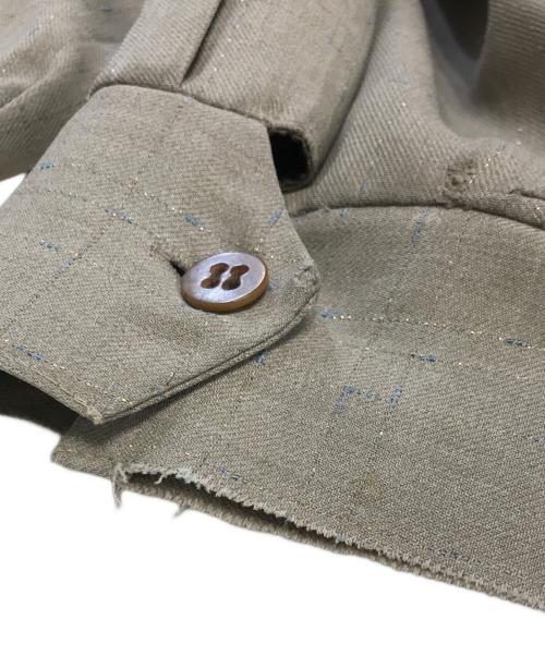 Maurice Holman（モーリスホルマン）Maurice Holman (モーリスホルマン) レーヨンカスリジャケット ベージュ サイズ:不明の古着・服飾アイテム