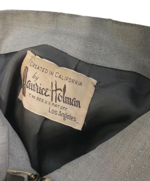 Maurice Holman（モーリスホルマン）Maurice Holman (モーリスホルマン) レーヨンカスリジャケット ベージュ サイズ:不明の古着・服飾アイテム