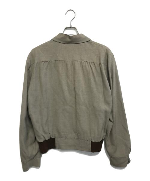 Maurice Holman（モーリスホルマン）Maurice Holman (モーリスホルマン) レーヨンカスリジャケット ベージュ サイズ:不明の古着・服飾アイテム