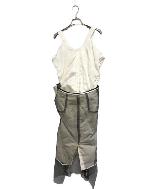 Maison Margiela（メゾンマルジェラ）Maison Margiela (メゾンマルジェラ) ワンピース ホワイト サイズ:36の古着・服飾アイテム