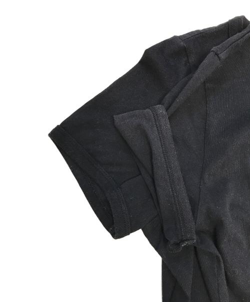 Jean Paul Gaultier FEMME（ジャンポールゴルチエ フェム）Jean Paul Gaultier FEMME (ジャンポールゴルチエ フェム) 裾ロゴTシャツ ネイビー サイズ:40の古着・服飾アイテム