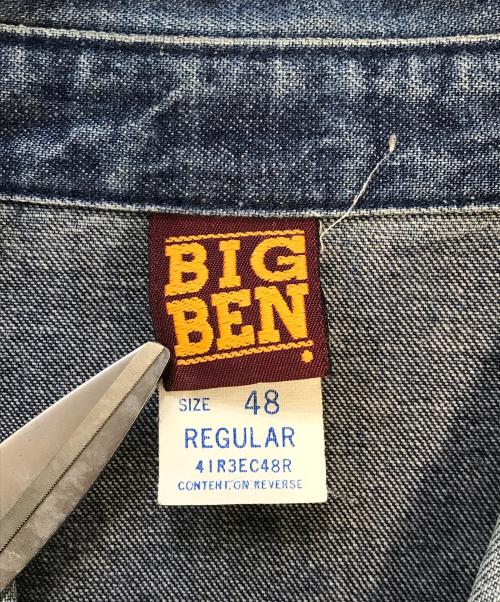 BIG BEN（ビックベン）BIG BEN (ビックベン) デニムカバーオール インディゴ サイズ:48の古着・服飾アイテム