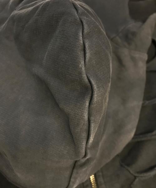 Avavav（アヴァヴァヴ）Avavav (アヴァヴァヴ) カットアウトジップパーカー ブラック サイズ:Mの古着・服飾アイテム