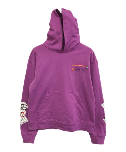 CHROME HEARTS（クロムハーツ）CHROME HEARTS (クロムハーツ) プルオーバーパーカー パープル サイズ:Mの古着・服飾アイテム