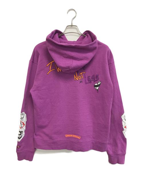 CHROME HEARTS（クロムハーツ）CHROME HEARTS (クロムハーツ) プルオーバーパーカー パープル サイズ:Mの古着・服飾アイテム