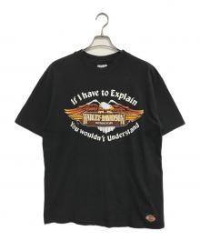 HARLEY-DAVIDSON（ハーレーダビッドソン）の古着「プリントTシャツ」｜ブラック