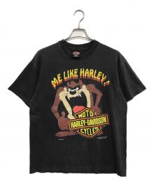 HARLEY-DAVIDSON（ハーレーダビッドソン）の古着「プリントTシャツ」｜ブラック