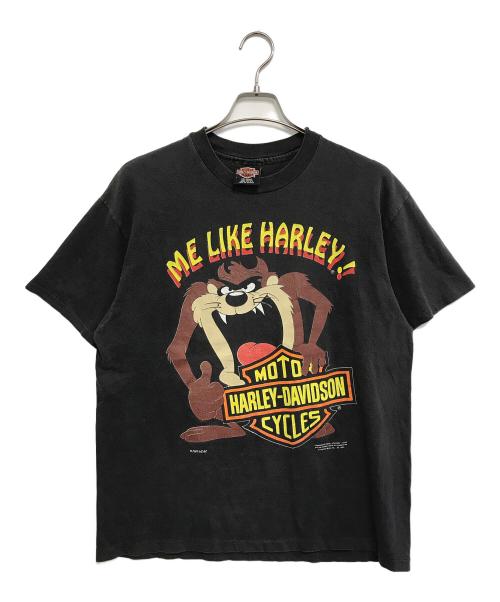 HARLEY-DAVIDSON（ハーレーダビッドソン）HARLEY-DAVIDSON (ハーレーダビッドソン) プリントTシャツ ブラック サイズ:Lの古着・服飾アイテム