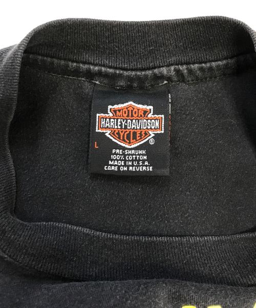 HARLEY-DAVIDSON（ハーレーダビッドソン）HARLEY-DAVIDSON (ハーレーダビッドソン) プリントTシャツ ブラック サイズ:Lの古着・服飾アイテム