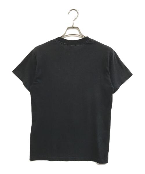 キャラクターTシャツ（キャラクターTシャツ）キャラクターTシャツ (キャラクターTシャツ) 80~90s Disney(ディズニー) キャラクターTシャツ ブラック サイズ:LARGEの古着・服飾アイテム