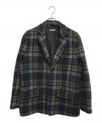 BOTTEGA VENETAボッテガベネタ）の古着「2Bウールテーラードジャケット」｜グリーン