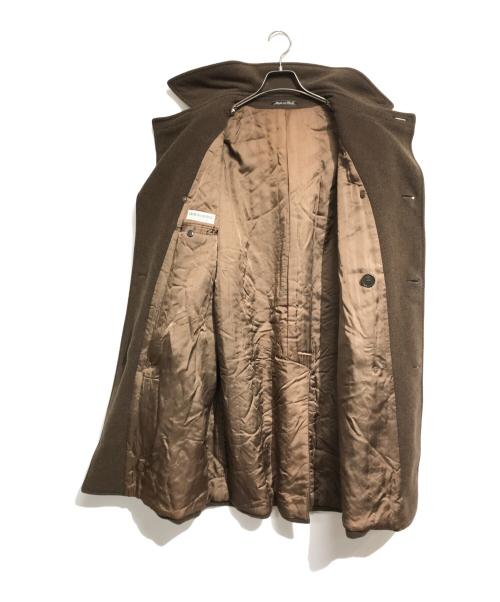 GIORGIO ARMANI（ジョルジオアルマーニ）GIORGIO ARMANI (ジョルジオアルマーニ) HBTダブルチェスターコート ブラウン サイズ:表記なしの古着・服飾アイテム