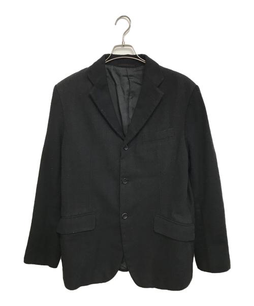 COMME des GARCONS HOMME（コムデギャルソン オム）COMME des GARCONS HOMME (コムデギャルソン オム) 切替縮絨テーラードジャケット ブラック サイズ:Sの古着・服飾アイテム