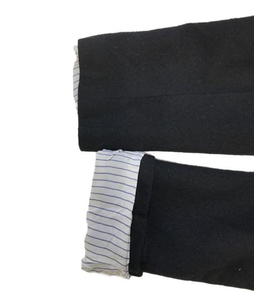 COMME des GARCONS HOMME（コムデギャルソン オム）COMME des GARCONS HOMME (コムデギャルソン オム) 切替縮絨テーラードジャケット ブラック サイズ:Sの古着・服飾アイテム