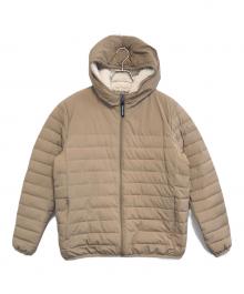 Calvin Klein（カルバンクライン）の古着「中綿ボアジャケット」｜ベージュ