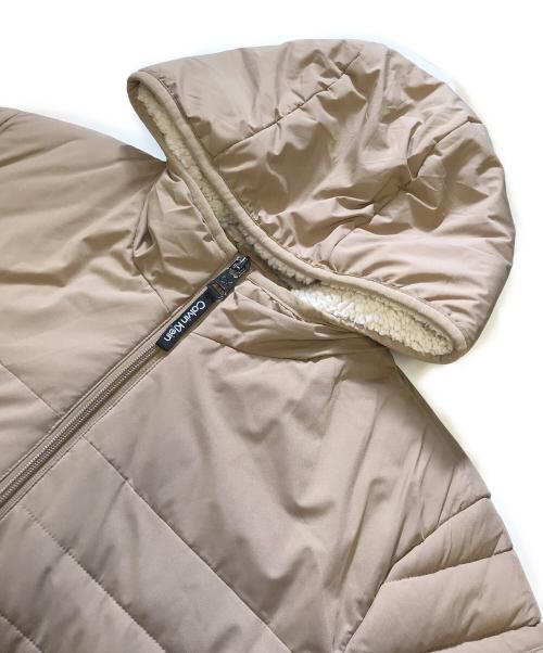 Calvin Klein（カルバンクライン）Calvin Klein (カルバンクライン) 中綿ボアジャケット ベージュ サイズ:Mの古着・服飾アイテム