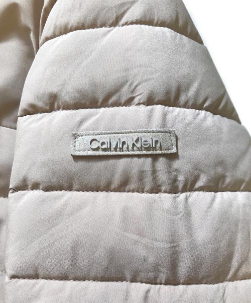Calvin Klein（カルバンクライン）Calvin Klein (カルバンクライン) 中綿ボアジャケット ベージュ サイズ:Mの古着・服飾アイテム