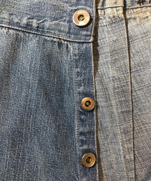 VINTAGE MILITARY（ヴィンテージ ミリタリー）VINTAGE MILITARY (ヴィンテージ ミリタリー) U'S NAVY セーラーデニムパンツ インディゴ サイズ:表記なしの古着・服飾アイテム