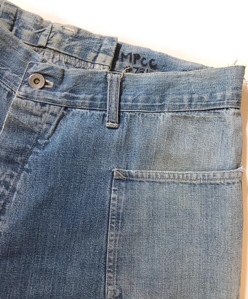 VINTAGE MILITARY（ヴィンテージ ミリタリー）VINTAGE MILITARY (ヴィンテージ ミリタリー) U'S NAVY セーラーデニムパンツ インディゴ サイズ:表記なしの古着・服飾アイテム