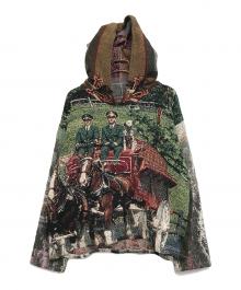 mahatama vintage（マハトマヴィンテージ）の古着「ニットパーカー」｜マルチカラー