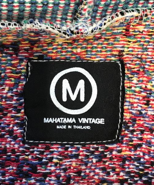 mahatama vintage（マハトマヴィンテージ）mahatama vintage (マハトマヴィンテージ) ニットパーカー マルチカラー サイズ:表記なしの古着・服飾アイテム