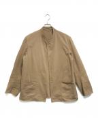 COMOLIコモリ）の古着「スタンドカラージャケット」｜ベージュ