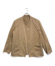 COMOLI（コモリ）の古着「スタンドカラージャケット」｜ベージュ