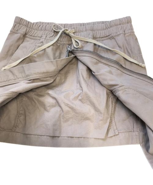 RICK OWENS DRKSHDW（リックオウエンス ダークシャドウ）RICK OWENS DRKSHDW (リックオウエンス ダークシャドウ) CARGO SKIRT ベージュ サイズ:Mの古着・服飾アイテム