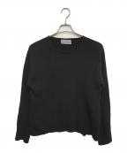 COMME des GARCONS HOMMEコムデギャルソン オム）の古着「ロールネックニット」｜ブラック