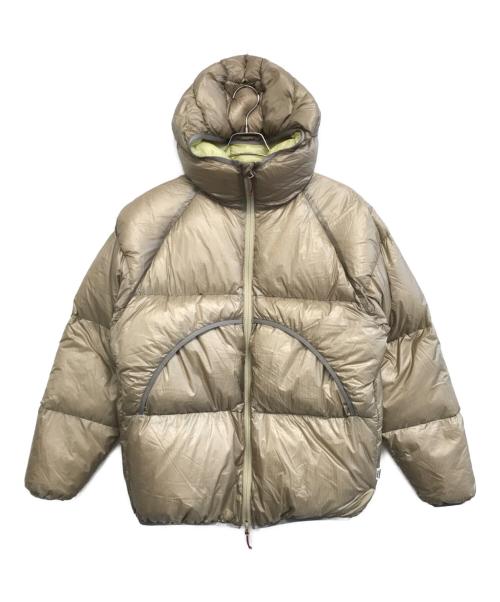 NANGA（ナンガ）NANGA (ナンガ) MAGIC NUMBER (マジックナンバー) UNRETRO PUFFER DOWN JK ベージュ サイズ:Mの古着・服飾アイテム