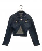 tricot COMME des GARCONSトリココムデギャルソン）の古着「丸襟デニムジャケット」｜インディゴ