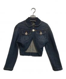 tricot COMME des GARCONS（トリココムデギャルソン）の古着「丸襟デニムジャケット」｜インディゴ