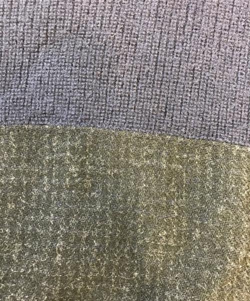 COMME des GARCONS HOMME PLUS（コムデギャルソンオムプリュス）COMME des GARCONS HOMME PLUS (コムデギャルソンオムプリュス) 切替ニット ネイビー サイズ:表記なしの古着・服飾アイテム