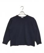 COMME des GARCONS HOMMEコムデギャルソン オム）の古着「縮絨ニット」｜ネイビー