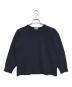 COMME des GARCONS HOMME（コムデギャルソン オム）の古着「縮絨ニット」｜ネイビー