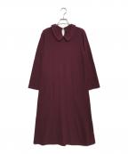 tricot COMME des GARCONSトリココムデギャルソン）の古着「丸襟縮絨ワンピース」｜レッド