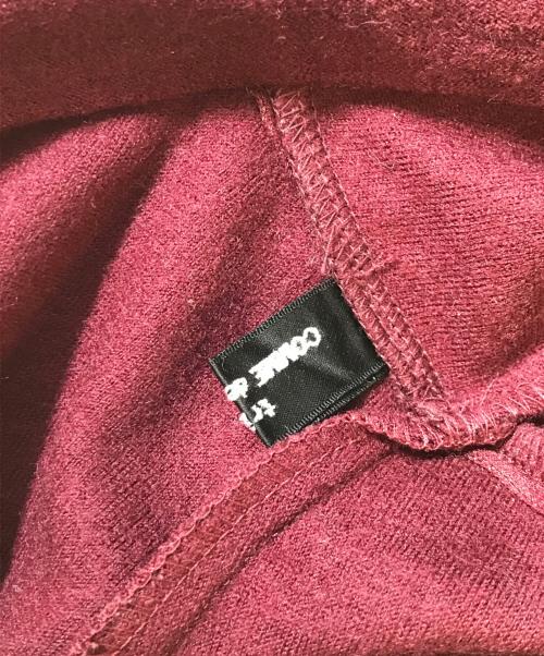 tricot COMME des GARCONS（トリココムデギャルソン）tricot COMME des GARCONS (トリココムデギャルソン) 丸襟縮絨ワンピース レッド サイズ:表記なしの古着・服飾アイテム