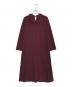 tricot COMME des GARCONS（トリココムデギャルソン）の古着「丸襟縮絨ワンピース」｜レッド