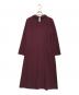 tricot COMME des GARCONS (トリココムデギャルソン) 丸襟縮絨ワンピース レッド サイズ:表記なし：18000円