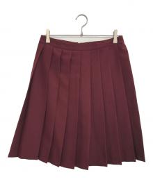 MIU MIU（ミュウミュウ）の古着「プリーツスカート」｜レッド