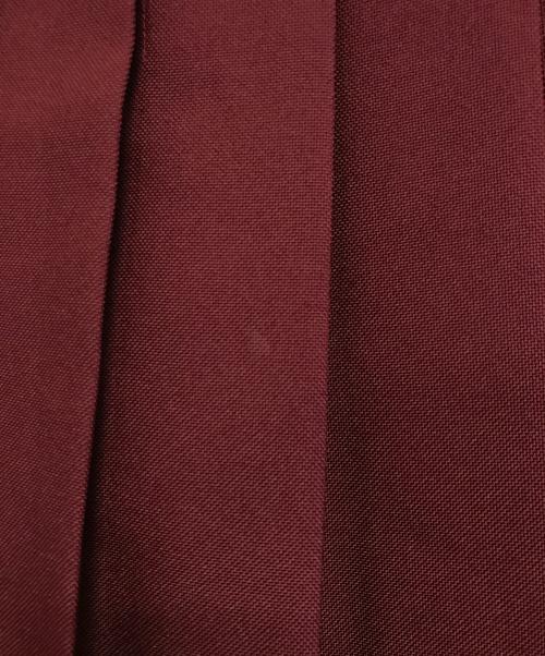MIU MIU（ミュウミュウ）MIU MIU (ミュウミュウ) プリーツスカート レッド サイズ:38の古着・服飾アイテム