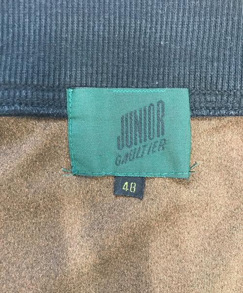 JUNIOR GAULTIER（ジュニアゴルチエ）JUNIOR GAULTIER (ジュニアゴルチエ) ハーフジップL/Sカットソー ブラウン サイズ:48の古着・服飾アイテム