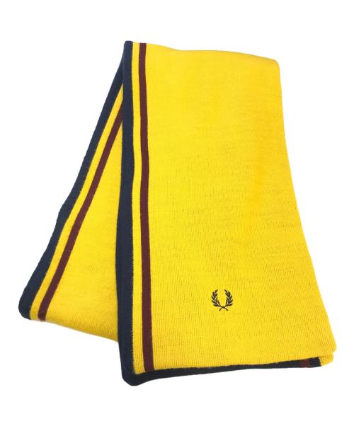 COMME des GARCONS SHIRT（コムデギャルソンシャツ）COMME des GARCONS SHIRT (コムデギャルソンシャツ) FRED PERRY (フレッドペリー) マフラー イエロー サイズ:表記なしの古着・服飾アイテム